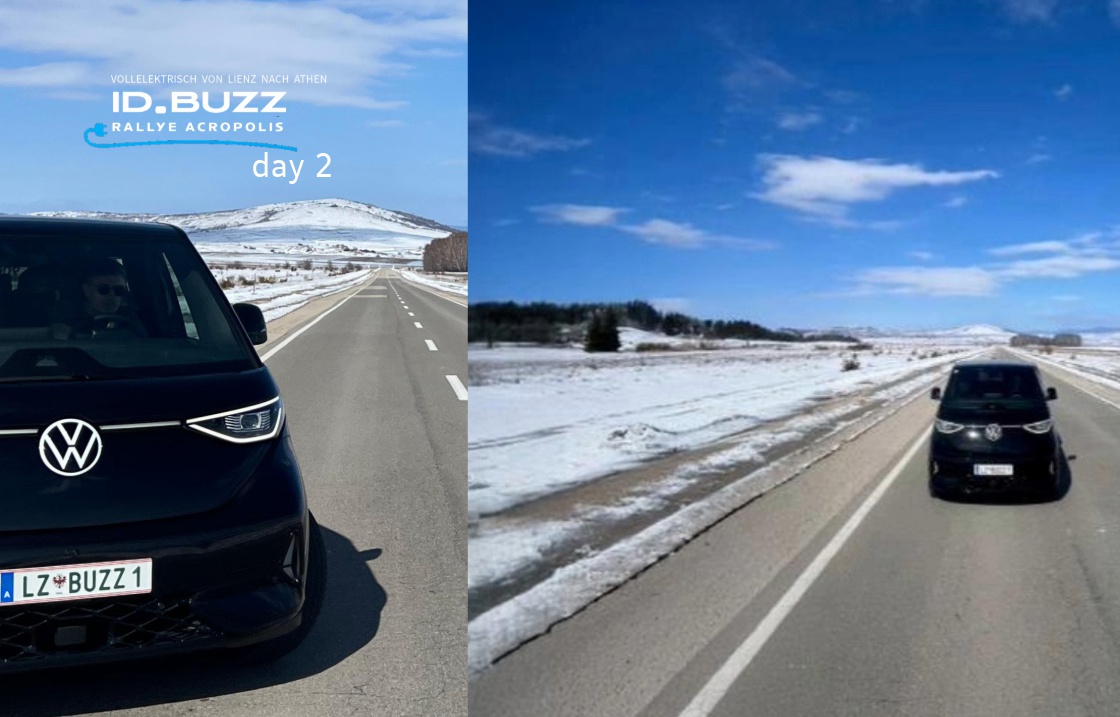 ID.BUZZ von Lienz nach Athen