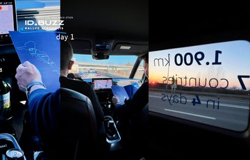 Vollelektrisch von Lienz nach Athen - ID.BUZZ Rallye Acropolis