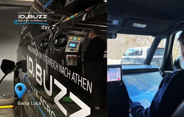 Vollelektrisch von Lienz nach Athen - ID.BUZZ Rallye Acropolis