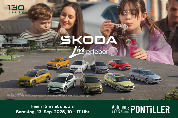 Familienfest Probefahren Hüpfburg Streetfood 