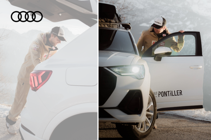 Kilian Pramstaller unterwegs im Audi Q3 / Autohaus Pontiller, Lienz